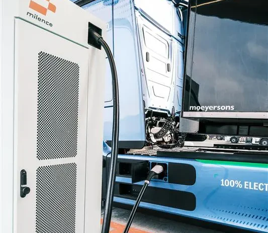 Milence är med och skapar vägen in i framtiden för elektriska lastbilar. Foto: Milence.