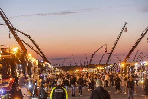 Skåne Truckshow är ett av Sveriges största evenemang för lastbilsentusiaster. Över 1 000 ekipage har anmält sig på mindre än två dygn. Foto: Trailer.