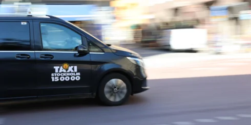 Det är inte enbart tunga transporter som är viktiga i transportsystemet. Taxi är också en viktig del. Foto: Transportföretagen.
