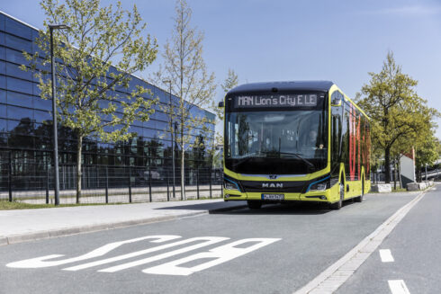 MAN Lion's City 12 E LE får ”Busplaner Innovation Award 2025”.  Foto: MAN Truck & Bus.