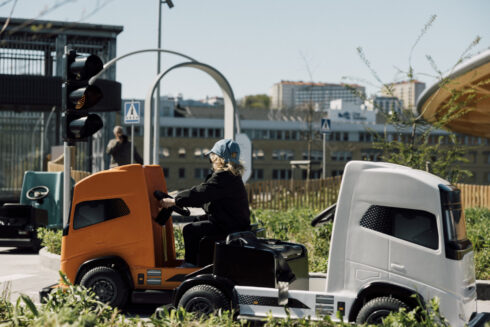 World of Volvo arrangerar Trafikskolan för barn. Foto: World of Volvo.