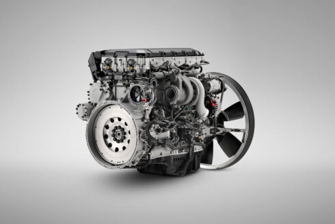 Scanias Super 11-motor är lättare och drar mindre bränsle samt kan köras även på HVO och FAME. Foto: Scania.