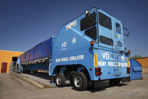 Heavy Vehicle Simulator, HVS. Foto: Hejdlösa bilder.