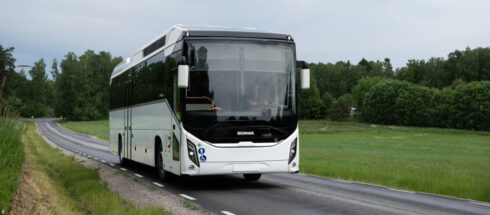 Skellefteå Buss har beställt 16 Scania Fencer f6 för biogasdrift. Foto: Scania.