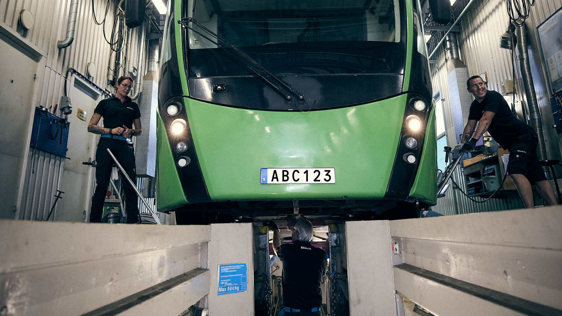 På Besiktas nya station i Jönköping kommer även andra faciliteter att etableras till gagn för tung trafik. Foto: Besikta.
