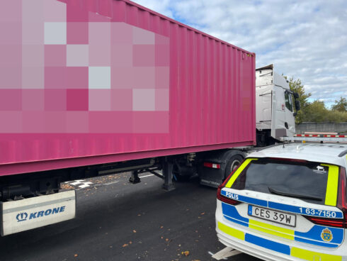”No, no, mister police – this is no cabotage”, sa chauffören. Men det stämde inte riktigt ...