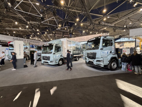    MAN eTGL:s kylmodell hade världspremiär på Solutrans 2025. Foto: MAN.