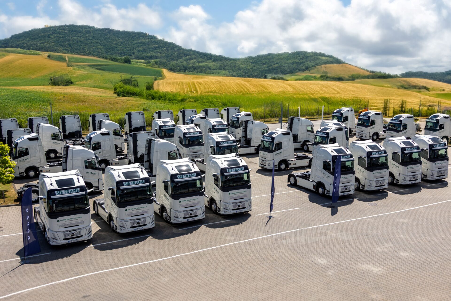 150 Volvo FH Aero ska levereras av Volvo Lastvagnar i Polen. Foto: Volvo Trucks.