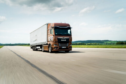 Helelektriska MAN TGX D30 PowerLion utsågs till "Årets lastbil" i Spanien. Foto: MAN.