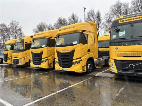 Under 2026 byter Waberer's ut 925 fordon för att uppgradera fordonsflottan ytterligare. Foto: Waberer's.