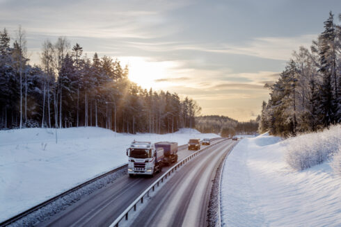 Under påskhelgen kommer omkörningsförbud att råda mellan Gävle och Tönnebro. Foto: Trafikverket.