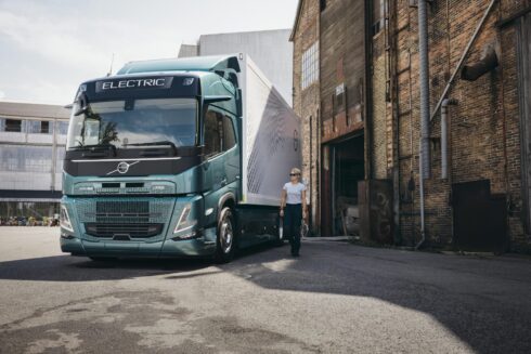 Volvo FM fick högsta betyget på 5 stjärnor i Euro NCAP:s senaste säkerhetstest för regionala distributionslastbilar. Foto: Volvo Lastvagnar.