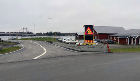Trafikverkets nybyggda färjeläge i Strömsund Foto: Trafikverket
